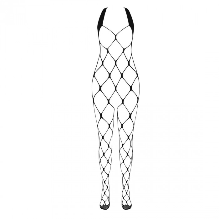 Бодістокінг у дуже велику сітку Passion BS091 black, з доступом