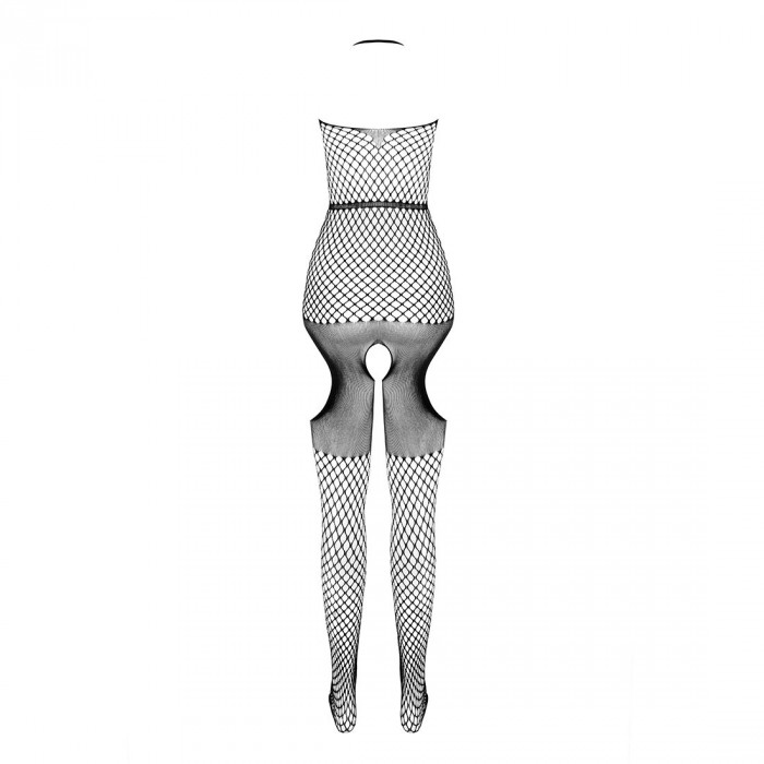 Бодистокинг с имитацией чулок Passion BS079 black