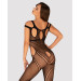 Бодістокінг Obsessive Bodystocking G322 S/M/L, фантасмагорично-силуетний крій