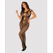 Бодістокінг Obsessive Bodystocking G322 S/M/L, фантасмагорично-силуетний крій