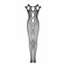 Бодістокінг Obsessive Bodystocking G322 S/M/L, фантасмагорично-силуетний крій