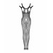 Бодістокінг Obsessive Bodystocking G322 S/M/L, фантасмагорично-силуетний крій