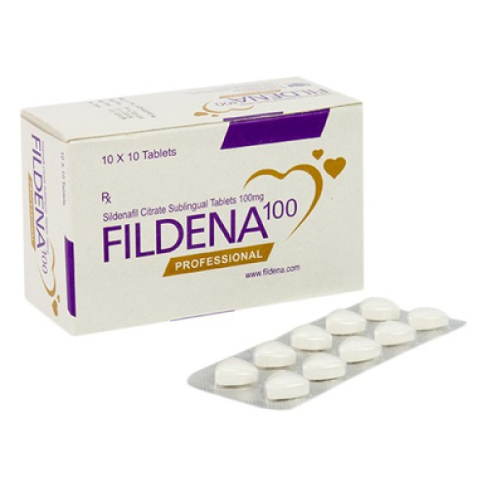 Филдена Про (Fildena Professional) 100 мг 10 таблеток