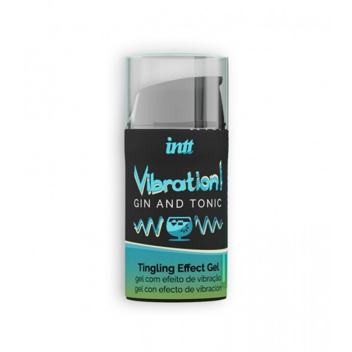 Рідкий вібратор Intt Vibration Gin Tonic (15 мл) EXTRA GREEN