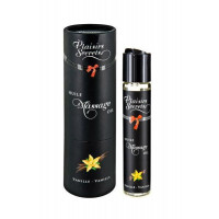 Масажна олія Plaisirs Secrets Vanilla (59 мл) з афродизіаками, їстівна, подарункове паковання