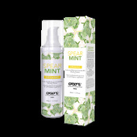 Масажна олія EXSENS Organic Spear Mint 50мл розігріває, без цукру, без парабенів, їстівна