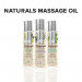 Масажна олія System JO - Naturals Massage Oil - Lavender & Vanilla з натуральними ефірними оліями (1