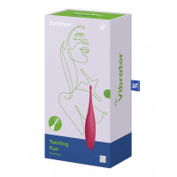 Вібратор для клітора Satisfyer Twirling Fun Poppy Red Вібратор для клітора Satisfyer Twirling Fun Poppy Red