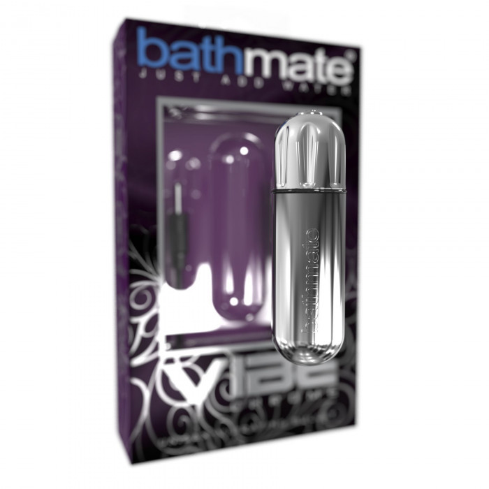 Вібропуля Bathmate Vibe Bullet Chrome, глибока потужна вібрація