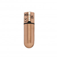 Віброкуля PowerBullet First-Class Bullet 2.5″ з Key Chain Pouch, Rose Gold, 9 режимів вібрації
