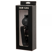 Кляп силикон на цепочке Loveshop BLK BREATHABLE BALL GAG