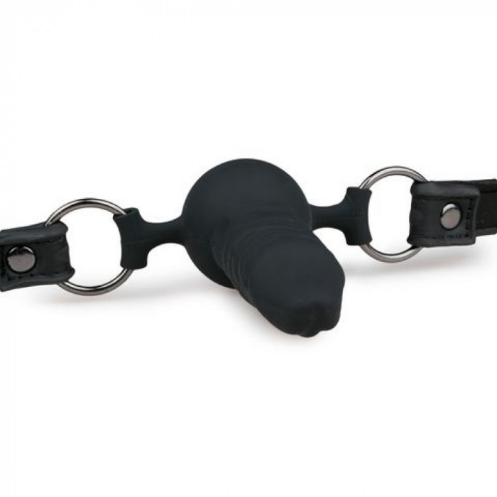 Кляп EASYTOYS BALL GAG WITH SILICONE DONG