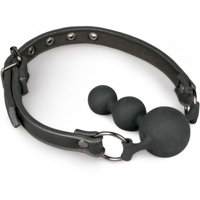 Кляп-ялинка Easytoys Ball Gag With Silicone Beads