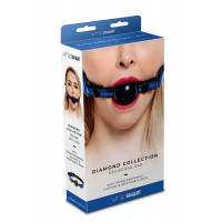 Кляп WHIPSMART DIAMOND BALL GAG BLUE