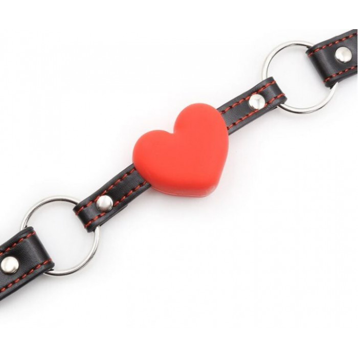 Кляп сердце Silicone Luxury Fetish