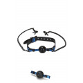 Кляп з зажимами для сосків WHIPSMART DIAMOND BLUE