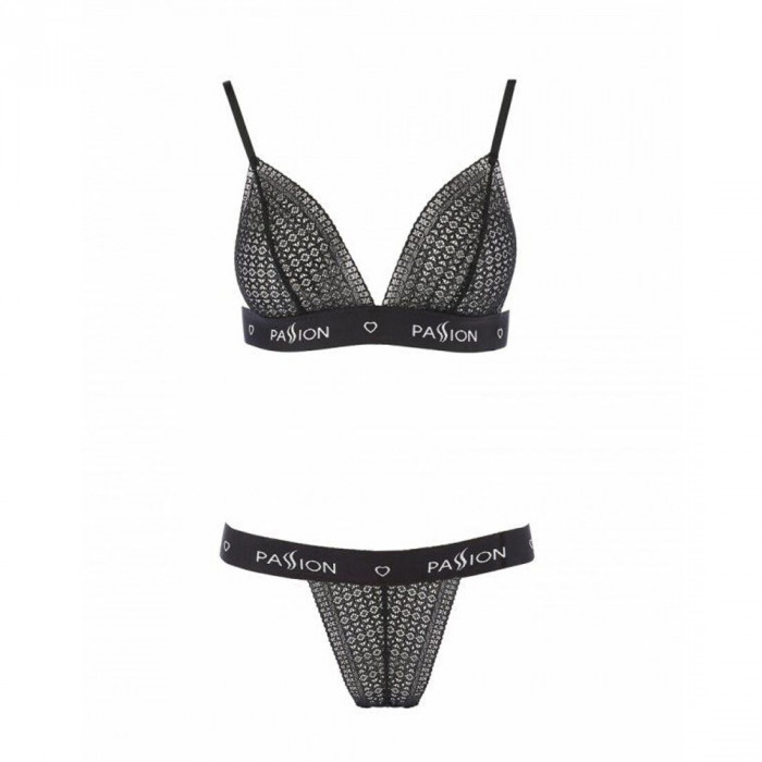 Комплект білизни GLAMISS SET black S/M - Passion Exclusive