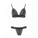 Комплект білизни GLAMISS SET black XXL/XXXL - Passion Exclusive