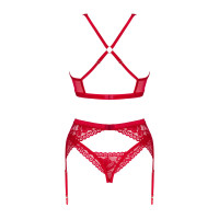 Obsessive Lacelove cupless 3-pcs set M/L