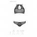 Комплект: бра, трусики з ажурним декором та відкритим кроком Ursula Set black XXL/XXXL — Passion