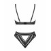 Комплект білизни Obsessive Natilya 2-pcs set M/L, black, бюстгальтер, трусики