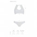 Комплект: бра, трусики з ажурним декором та відкритим кроком Ursula Set white S/M — Passion