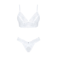Эротический комплект Obsessive Heavenlly 2-pcs set XL/2XL, бюстгальтер и танга