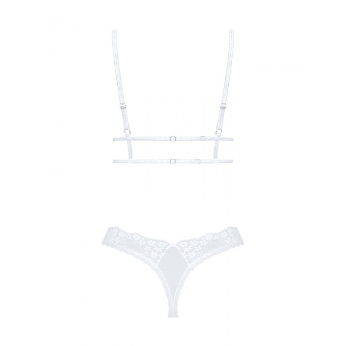 Эротический комплект Obsessive Heavenlly 2-pcs set XL/2XL, бюстгальтер и танга