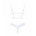 Эротический комплект Obsessive Heavenlly 2-pcs cupless set XS/S, открытая грудь, с доступом