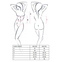 (SALE) Корсет з пажами ELENI CORSET white 4XL / 5XL - Passion, трусики (SALE) Корсет з пажами ELENI CORSET white 4XL / 5XL - Passion, трусики