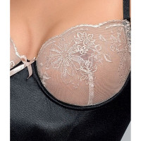(SALE) Корсет з пажами LOTUS CORSET black L/XL - Passion Exclusive, трусики (SALE) Корсет з пажами LOTUS CORSET black L/XL - Passion Exclusive, трусики