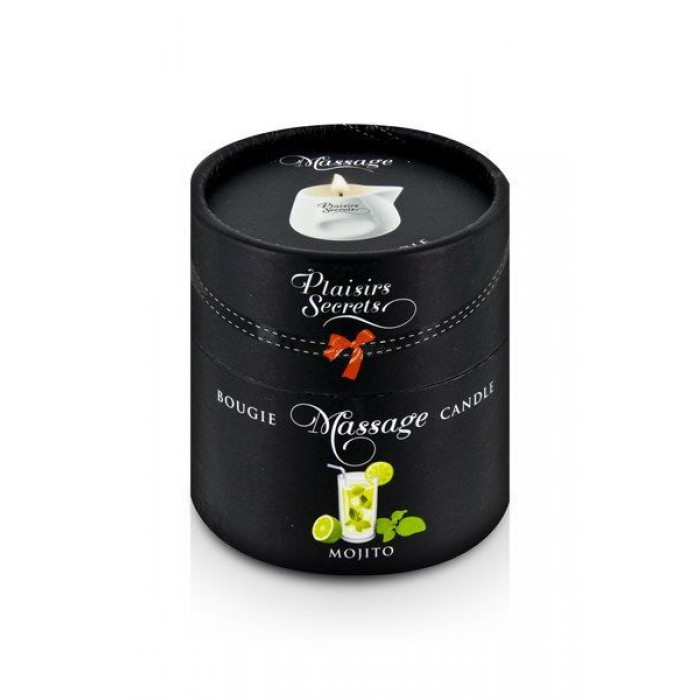 Распродажа!!! Массажная свеча Plaisirs Secrets Mojito (80 мл) (срок годности 02.2024)