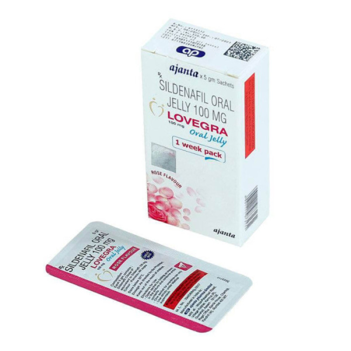 Ловегра желе (Lovegra Oral Jelly) 100 мг 7 саше