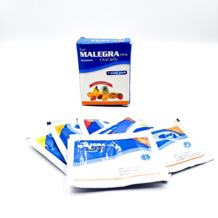 Малегра желе (Malegra Oral Jelly) 100 мг 7 саше