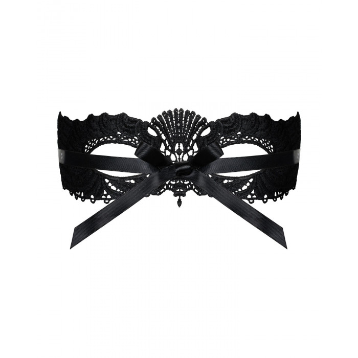 Мереживна маска Obsessive A700 mask, єдиний розмір, чорна