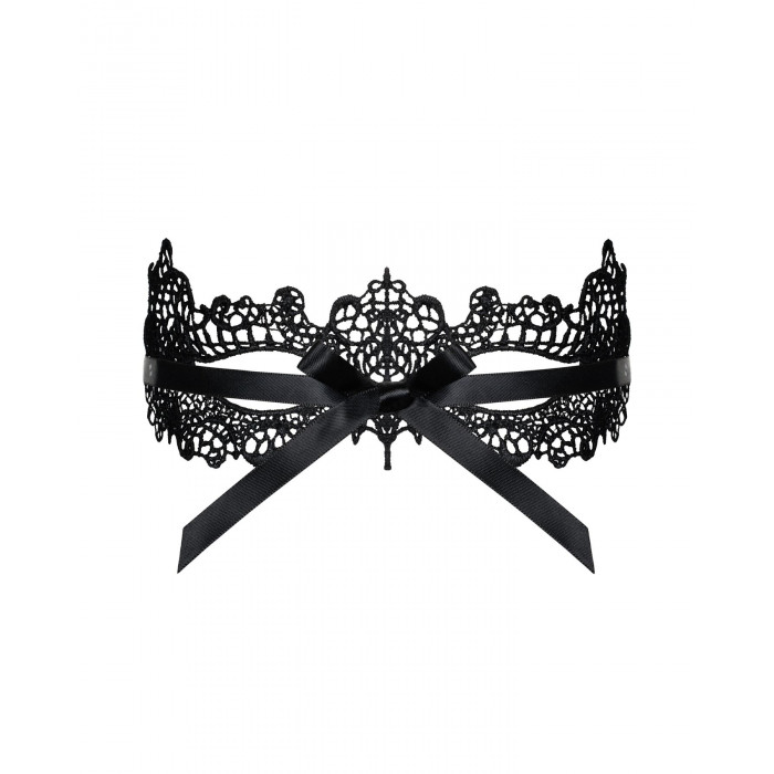 Мереживна маска Obsessive A701 mask, єдиний розмір, чорна