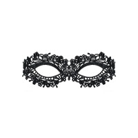 Мереживна маска Obsessive A710 mask, єдиний розмір, чорна