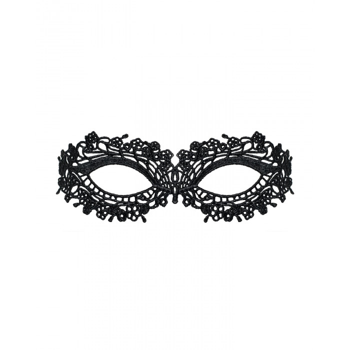 Мереживна маска Obsessive A710 mask, єдиний розмір, чорна