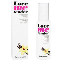 Масажна олія Love To Love - Love Me Tender, Vanille (100 мл), аромат ванілі, без парабенів Масажна олія Love To Love - Love Me Tender, Vanille (100 мл), аромат ванілі, без парабенів