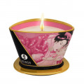 Масажна свічка Shunga Massage Candle – Rose Petals (170 мл) з афродизіаками