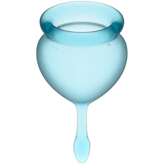 Менструальные чаши Satisfyer Feel good Menstrual Cup light blue