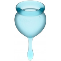 Менструальные чаши Satisfyer Feel good Menstrual Cup light blue