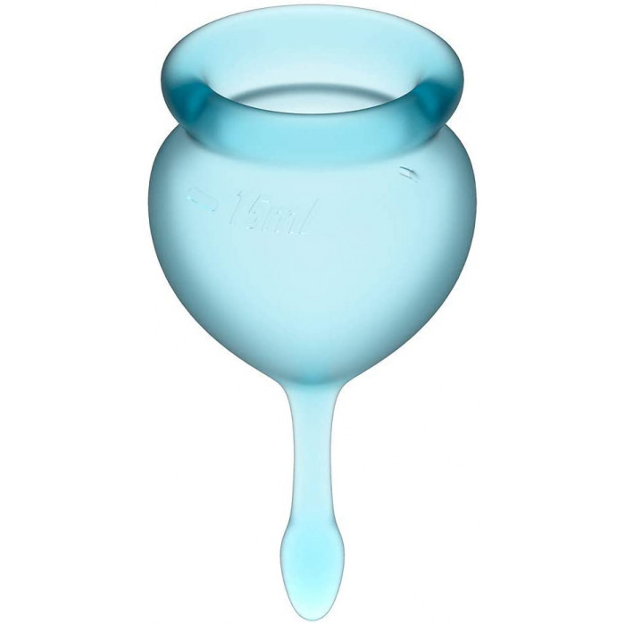 Менструальные чаши Satisfyer Feel good Menstrual Cup light blue