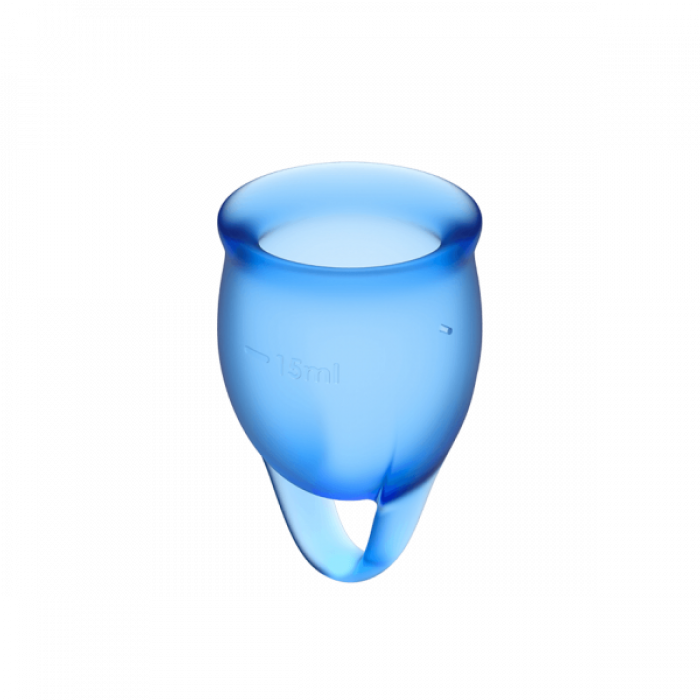 T360904 Менструальные чаши Satisfyer Feel Confident DARK BLUE