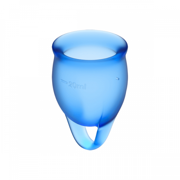 T360904 Менструальные чаши Satisfyer Feel Confident DARK BLUE