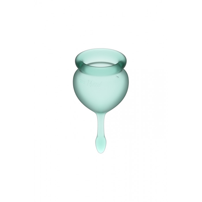T360103 Менструальные чаши SATISFYER FEEL GOOD MENSTRUAL CUP GREEN