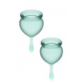 T360103 Менструальные чаши SATISFYER FEEL GOOD MENSTRUAL CUP GREEN