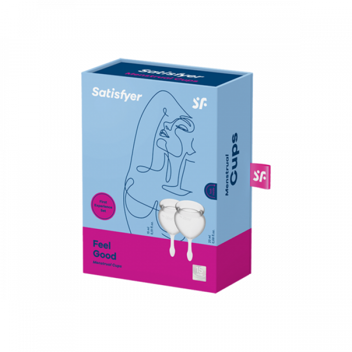 T360903 Менструальные чаши SATISFYER FEEL GOOD MENSTRUAL CUP WHITE