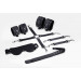 Набор для БДСМ 5 в 1 Feral Feelings BDSM Kit 5 Black, наручники, поножи, крестовина, маска, паддл