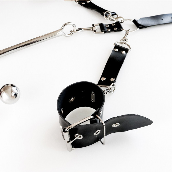 Бондажный набор с металлическим анальным крюком №1 Art of Sex Beatrice Bondage set with anal hook №1